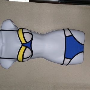 Two Piece Multi-colored Bikini